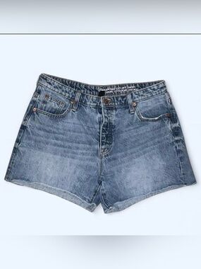 GAP Size 8 Women’s Vintage Cut Off Denim Shorts Medium Wash High Rise